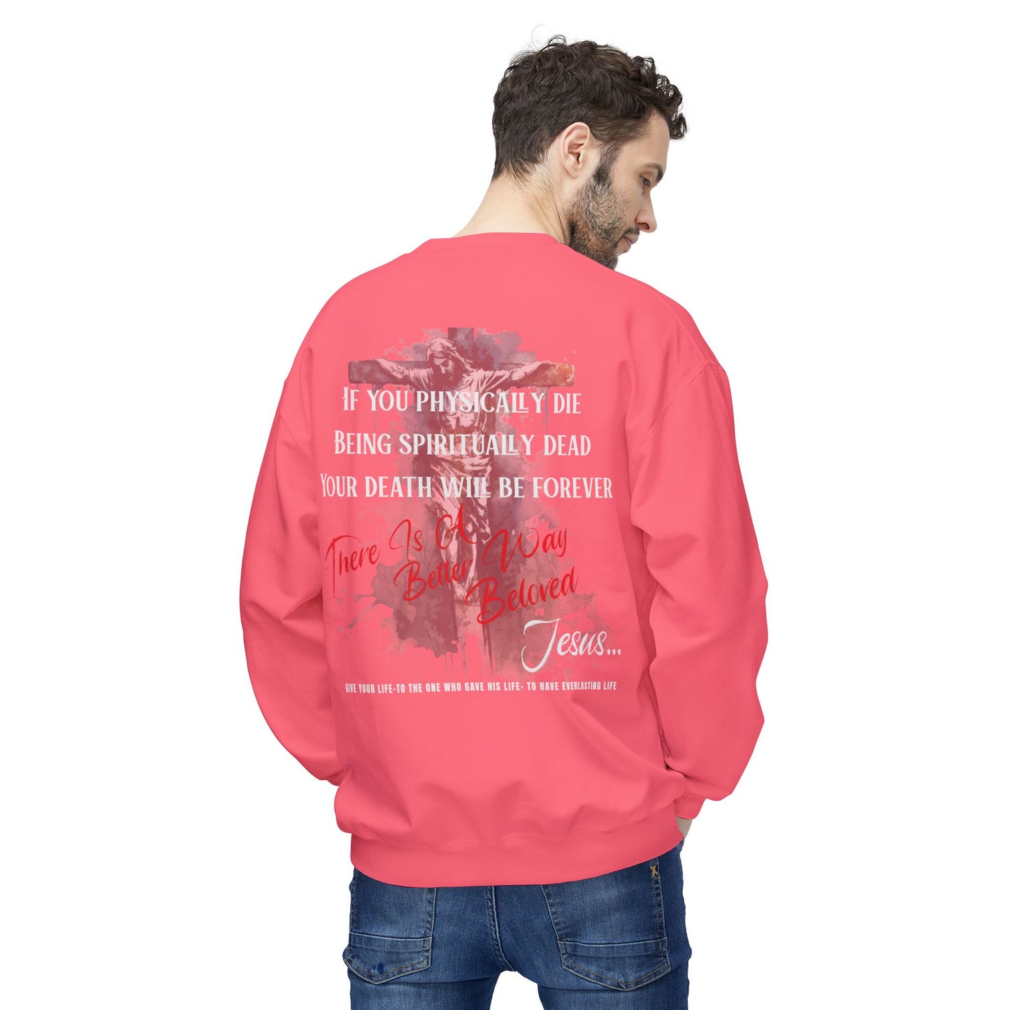 Don't Get Caught Dead Crewneck—WoW Words of Wisdom