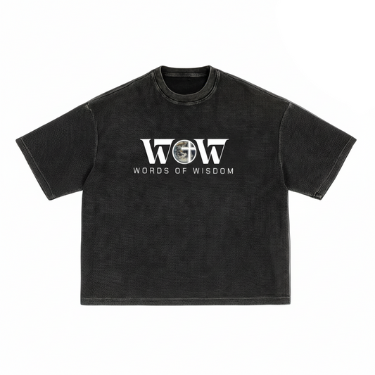 Salvation WOW Words of Wisdom Waffle Boxy T-Shirt
