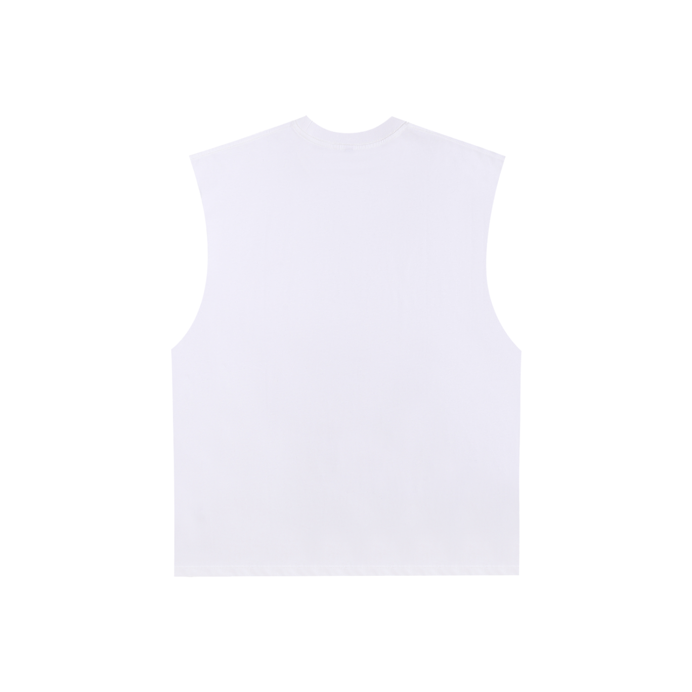 Raw Edge Cotton Plan C Tank Top