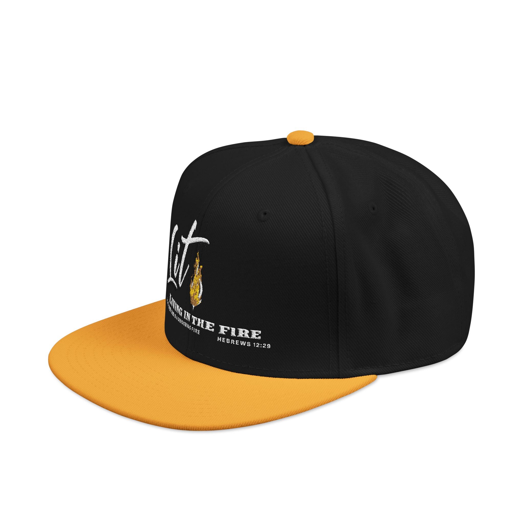 Dark LIT🔥 — Living In The Fire - Flame Snapback Hat