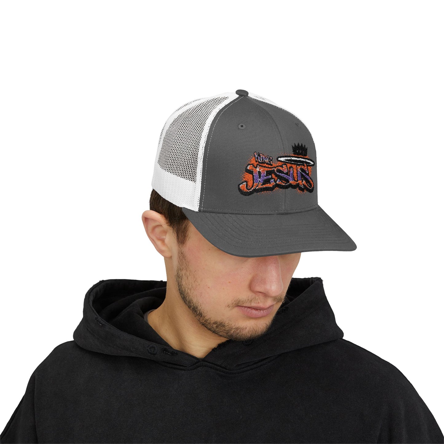 Jesus is King Snapback Trucker Cap