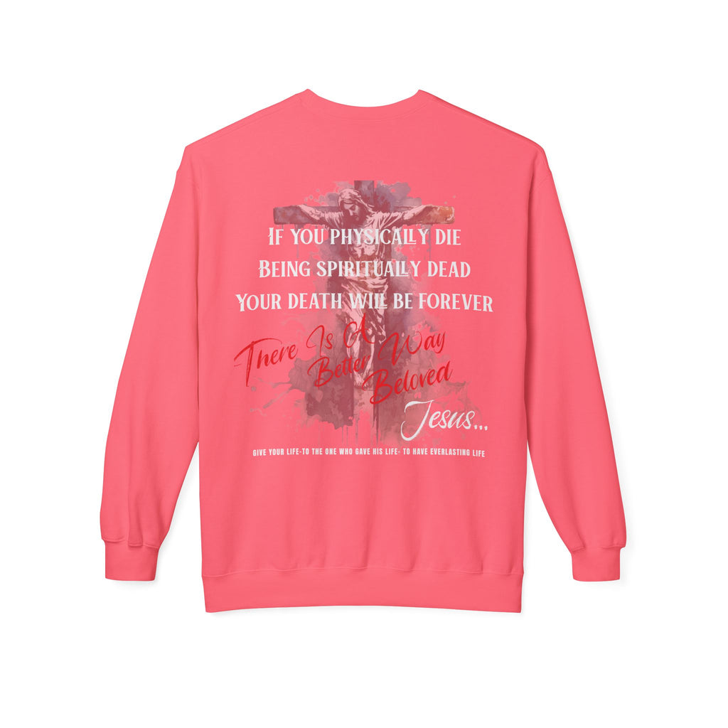 Don't Get Caught Dead Crewneck—WoW Words of Wisdom