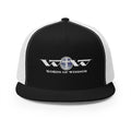 Trucker Cap — Distressed Winged Logo — WoW — Words of Wisdom