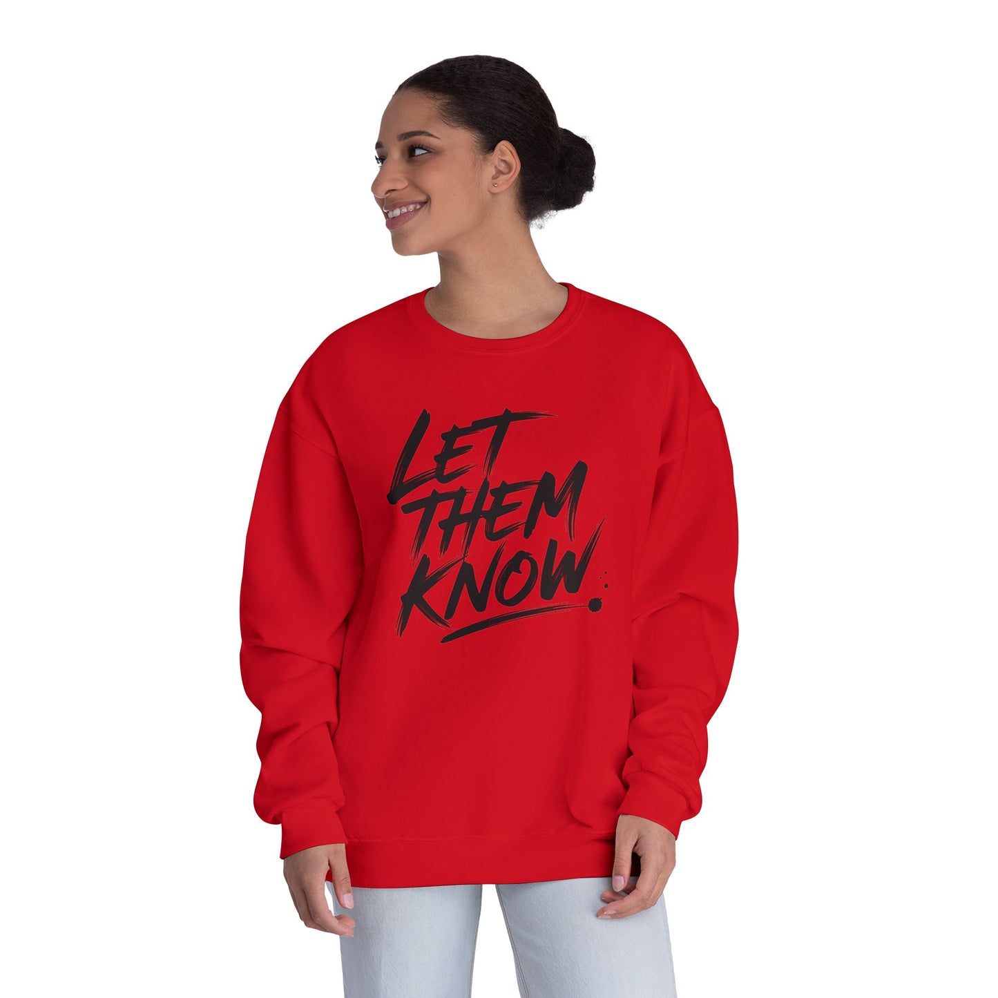 The Battle Crewneck Sweatshirt —   Let Them Know — Bold & Courageous