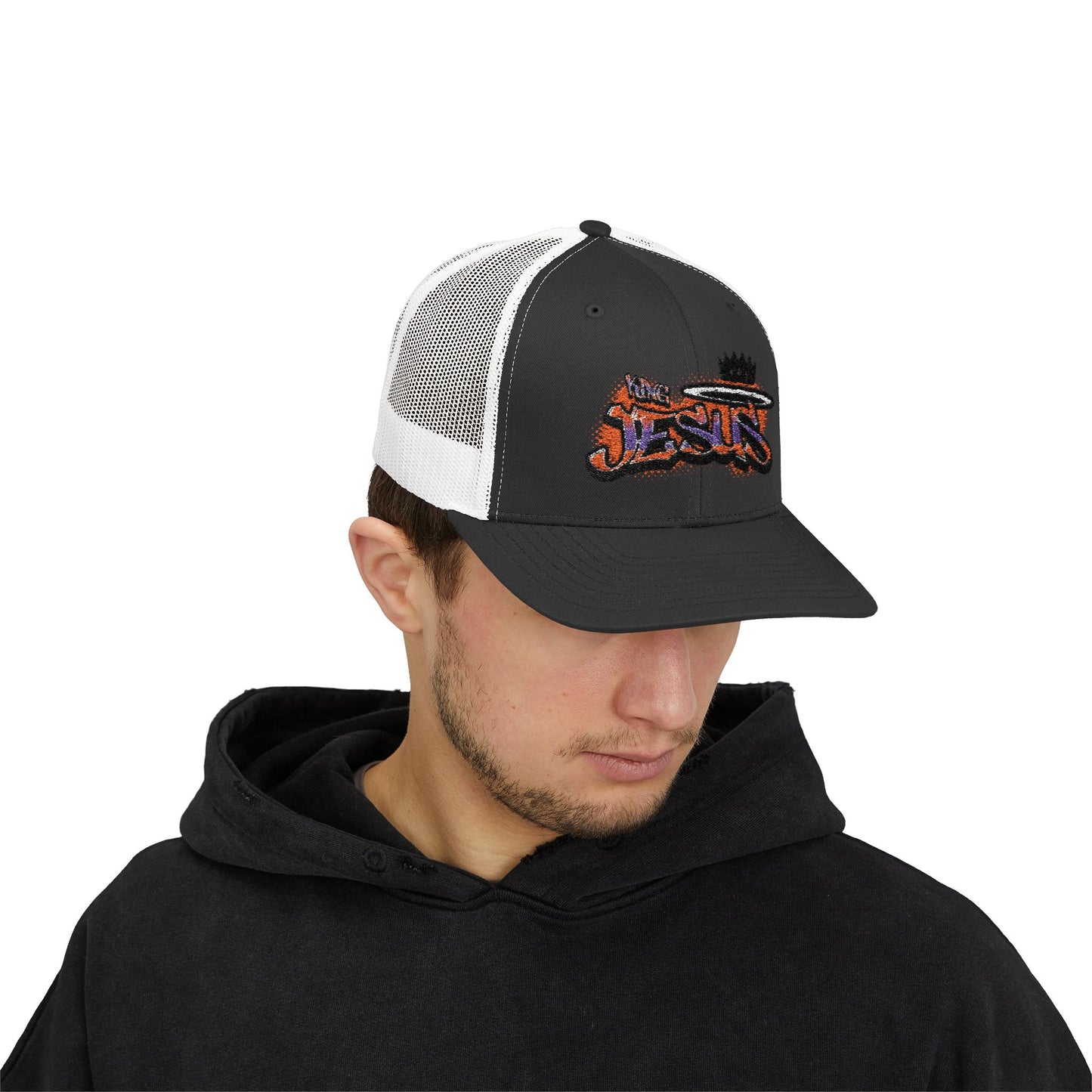 Jesus is King Snapback Trucker Cap