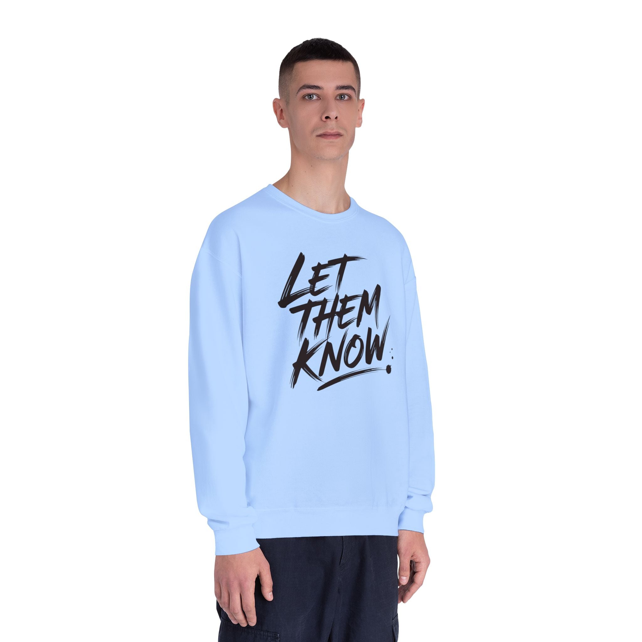 The Battle Crewneck Sweatshirt —   Let Them Know — Bold & Courageous