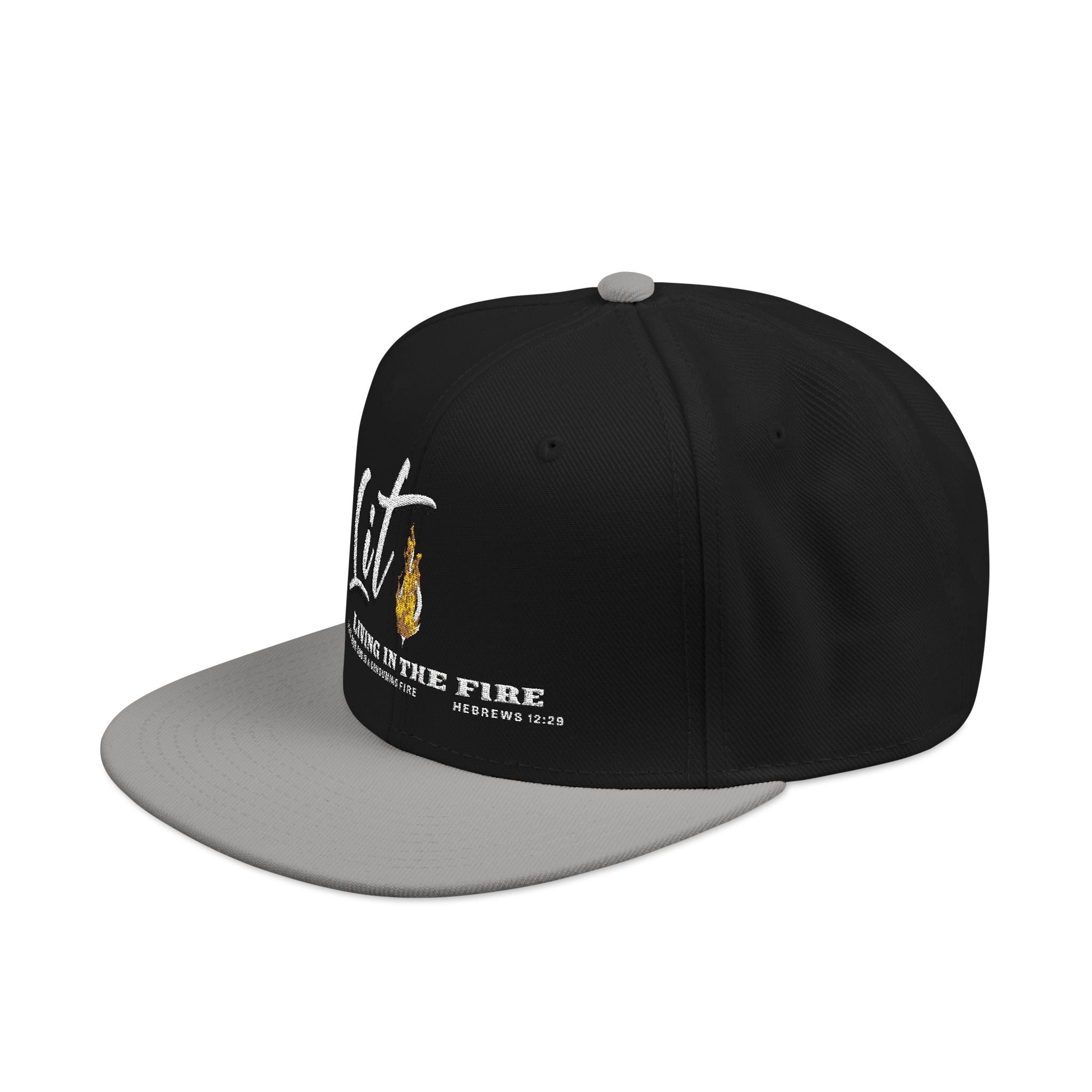 Dark LIT🔥 — Living In The Fire - Flame Snapback Hat
