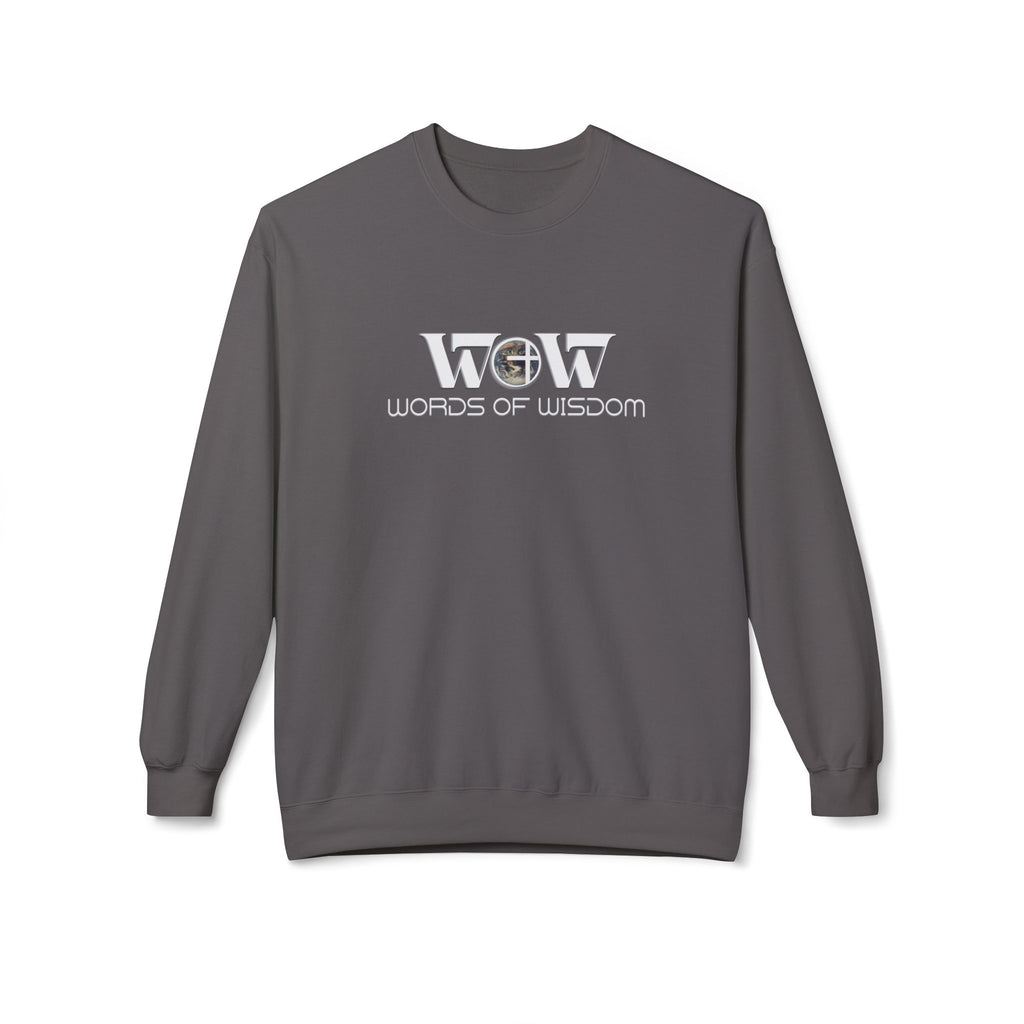 Don't Get Caught Dead Crewneck—WoW Words of Wisdom
