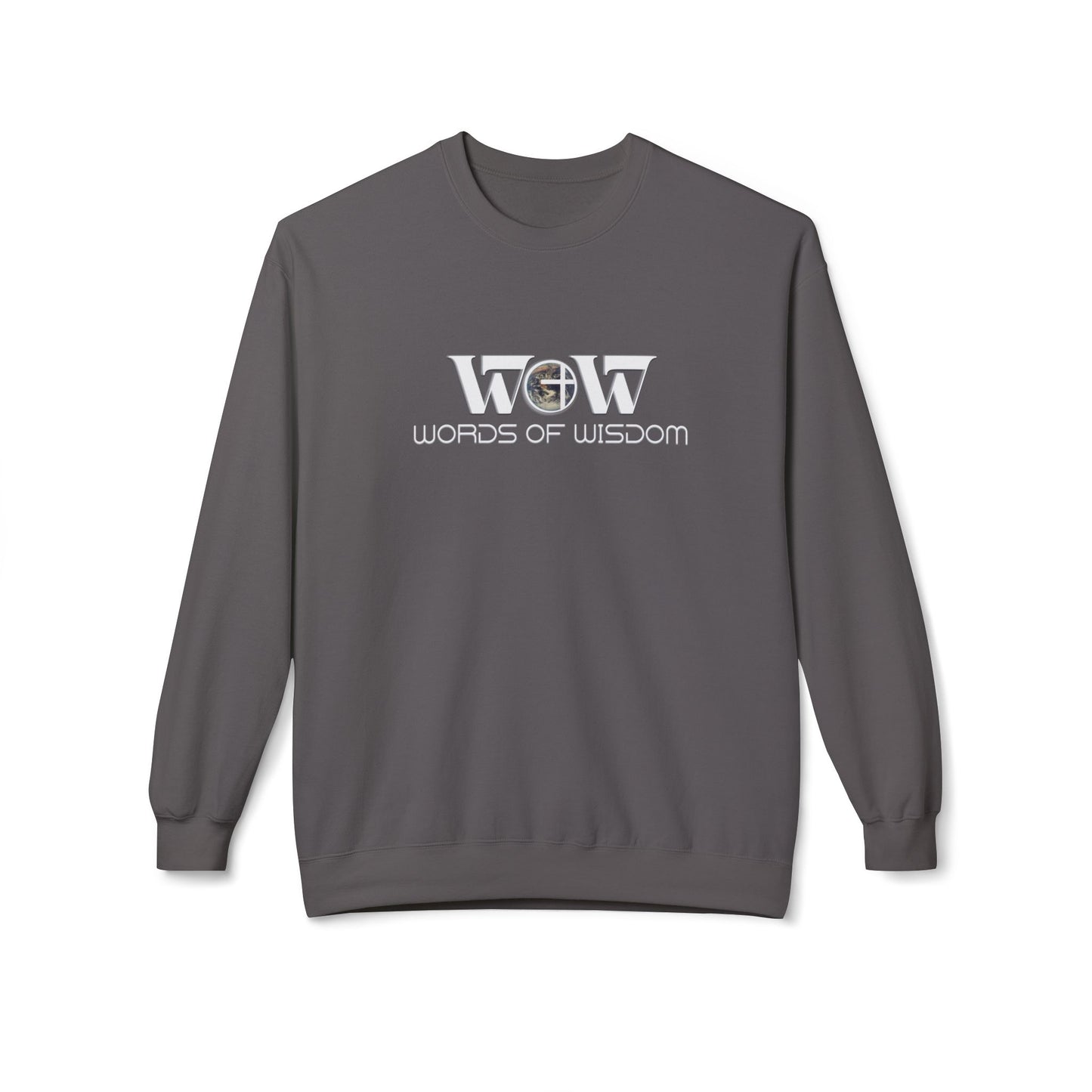 Don't Get Caught Dead Crewneck—WoW Words of Wisdom