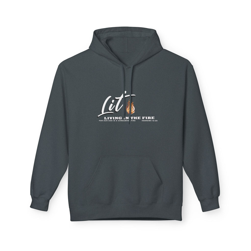 LIT🔥Hoodie – "Living in the Fire -Dark Colors