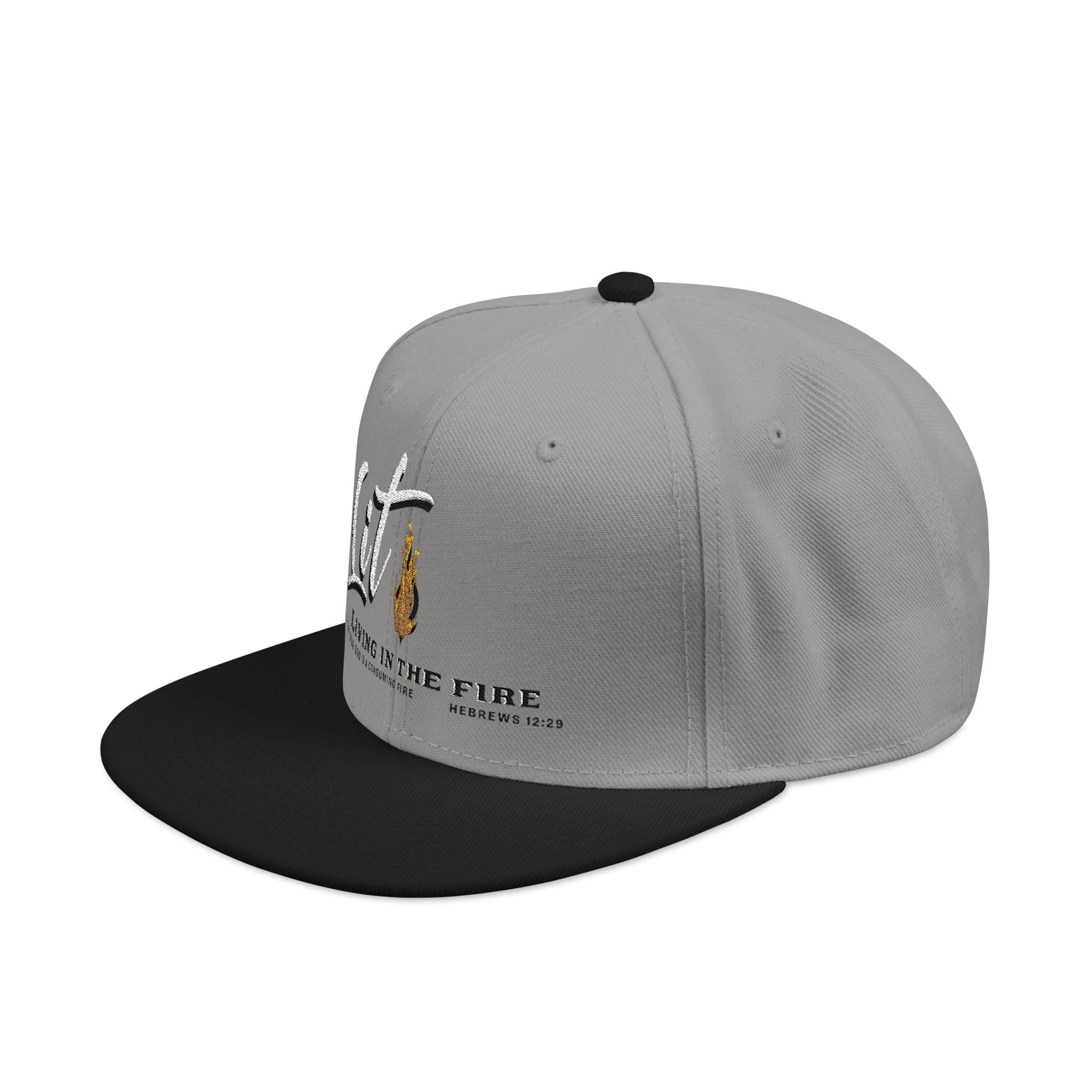 LIT🔥 — Living In The Fire - Flame Snapback Hat
