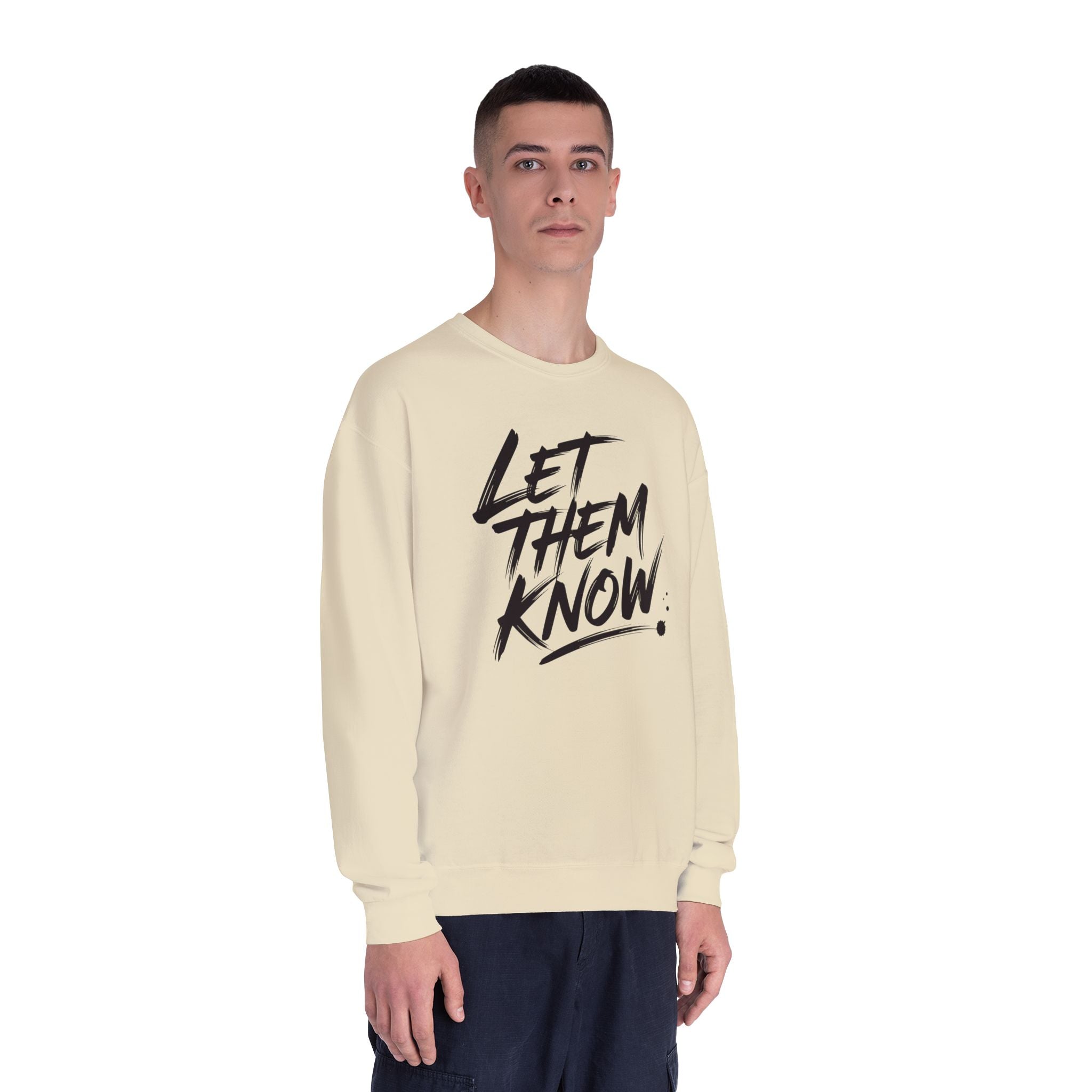 The Battle Crewneck Sweatshirt —   Let Them Know — Bold & Courageous