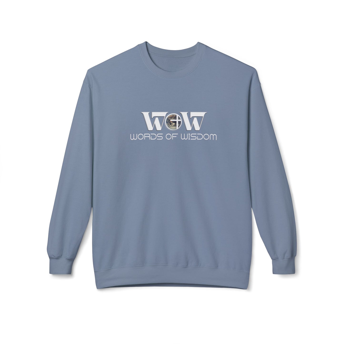 Don't Get Caught Dead Crewneck—WoW Words of Wisdom