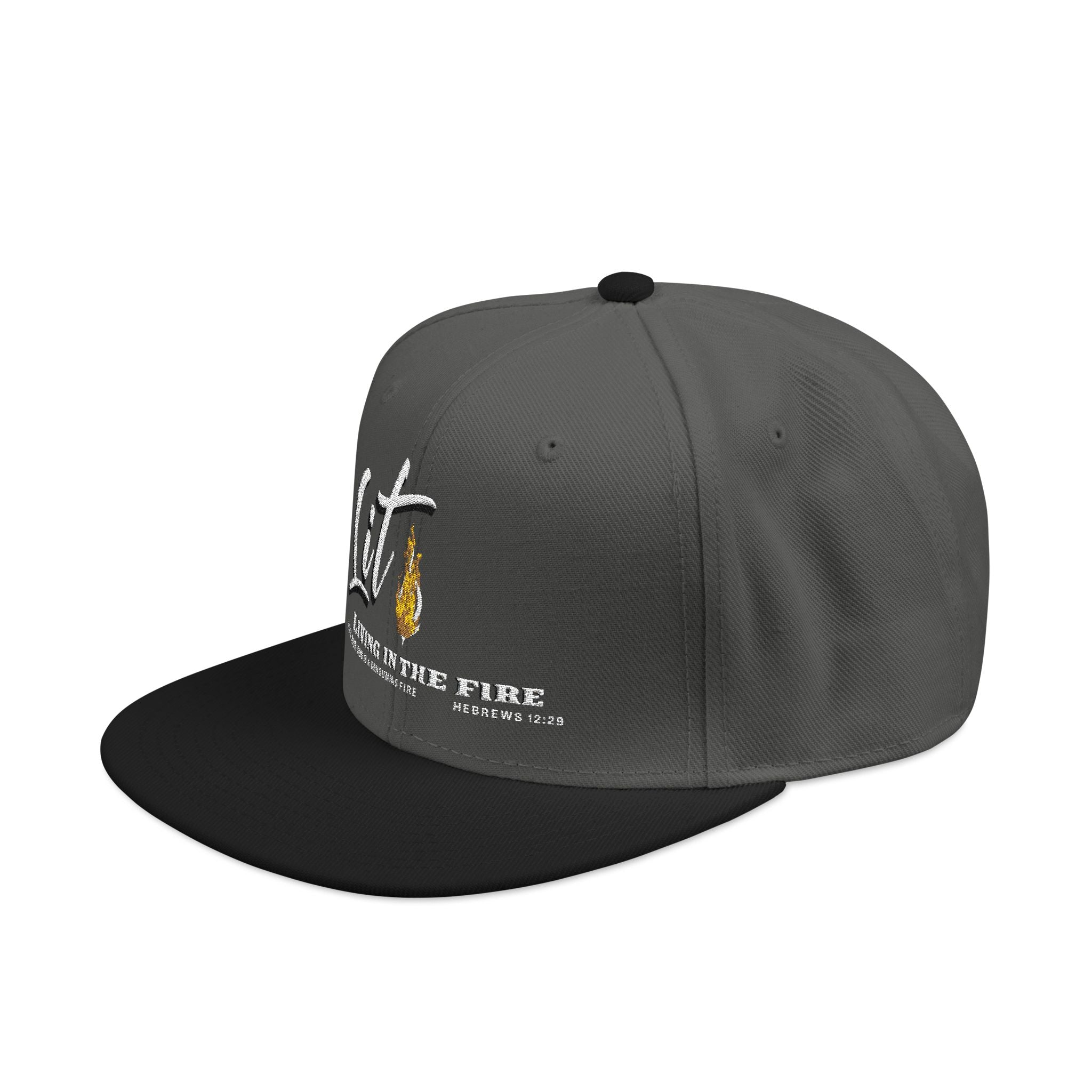 Dark LIT🔥 — Living In The Fire - Flame Snapback Hat