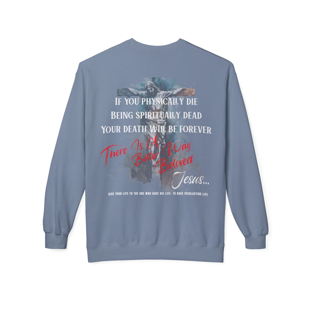 Don't Get Caught Dead Crewneck—WoW Words of Wisdom