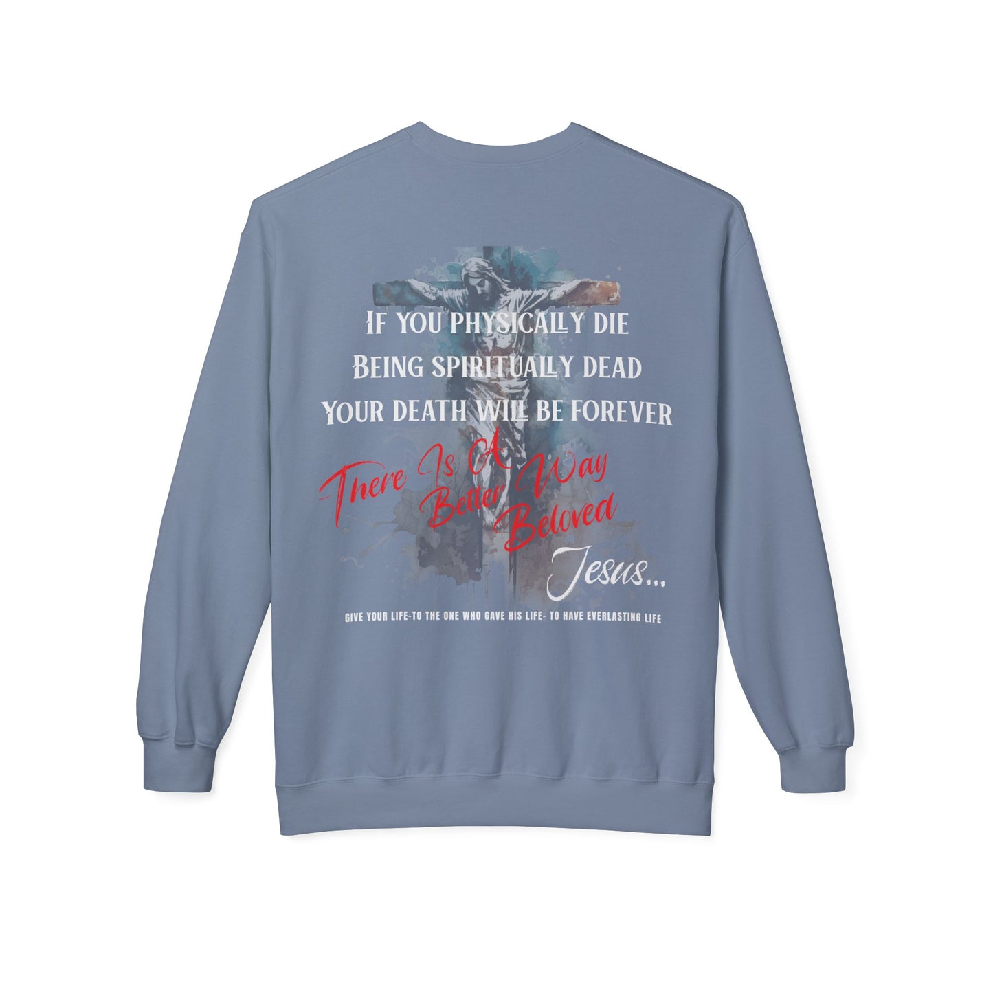 Don't Get Caught Dead Crewneck—WoW Words of Wisdom