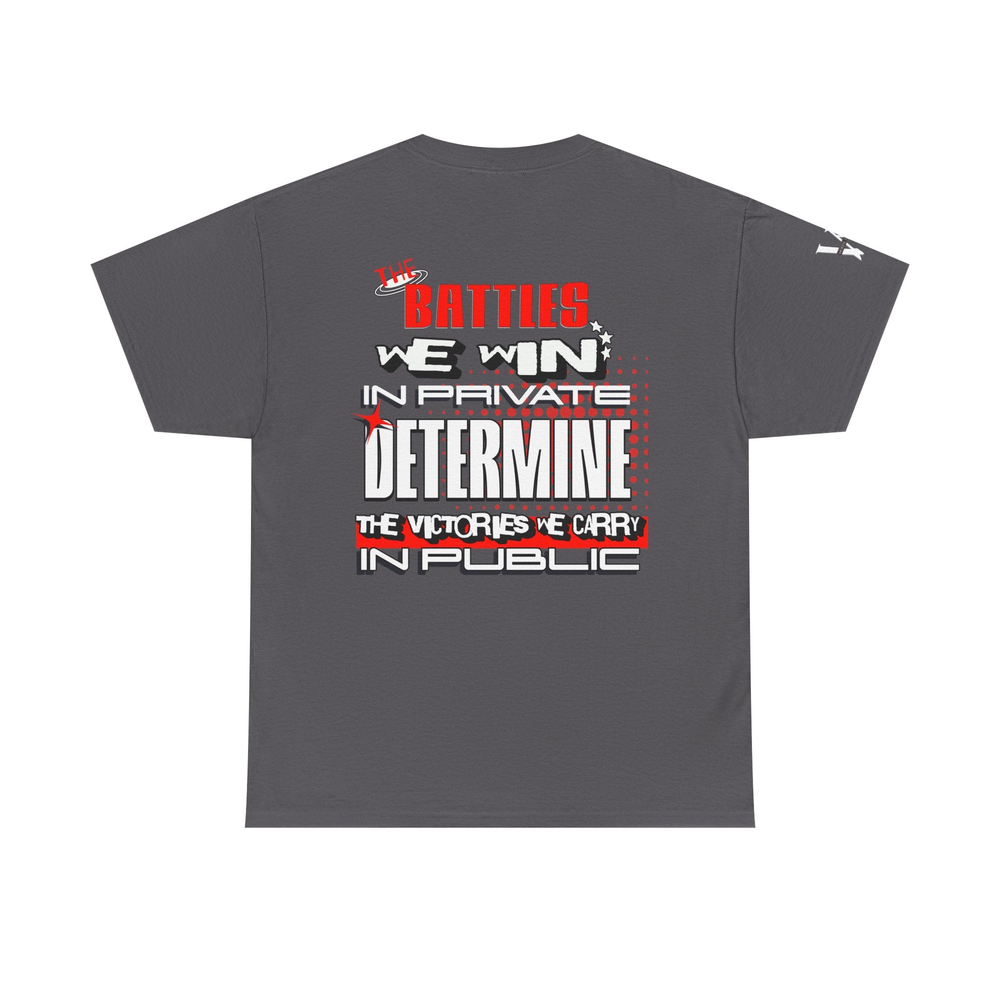 The Battle We Win — WoW — Words of Wisdom T Shirt