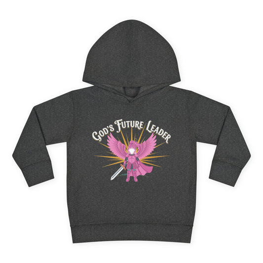 Toddler Hoodie — "God's Future Leader" Angel Warrior Pullover