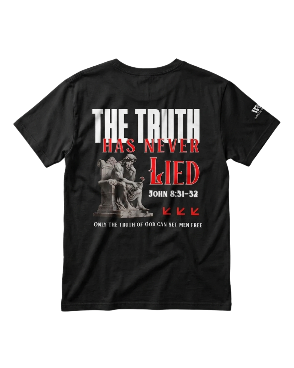 The Truth Has Never Lied Tee — Graphic Statement T-Shirt