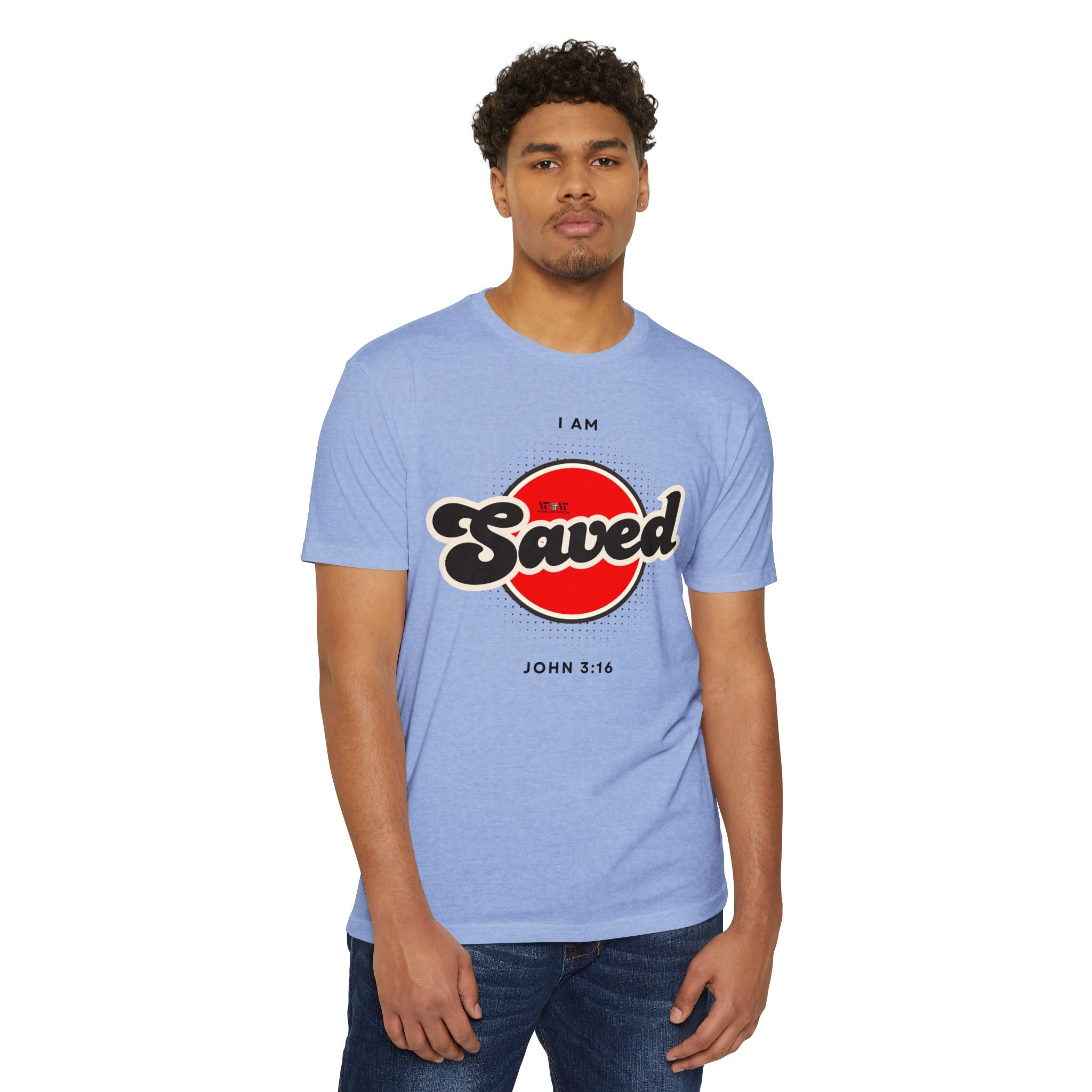 Saved John 3:16 Christian T-Shirt — I Am Collection — Wear the Identity Heaven Spoke Over You