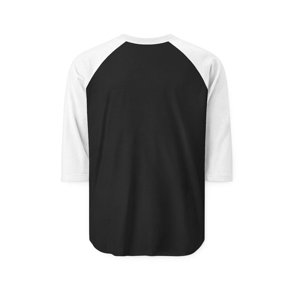 Raglan Shirt - 'We Live By Faith' Skull Graphic Baseball Tee