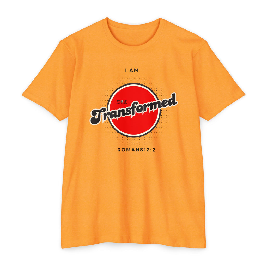 Transform Romans 12: 2 Christian T-Shirt — I Am Collection — Wear the Identity Heaven Spoke Over You