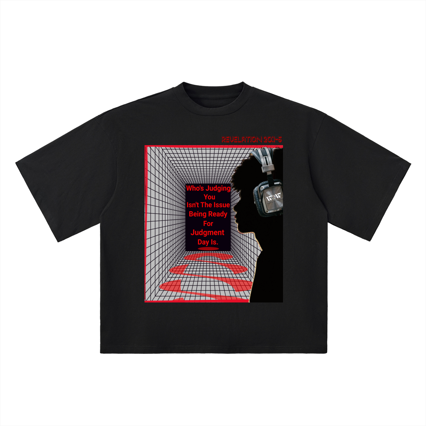 Stop Stressing Oversized Drop Shoulder T-Shirt