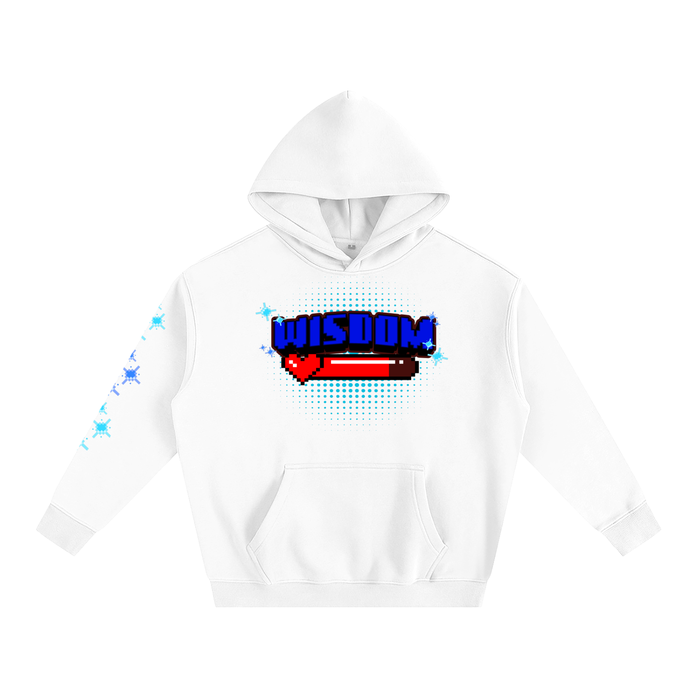 Retro Wisdom Fleeced Hoodie