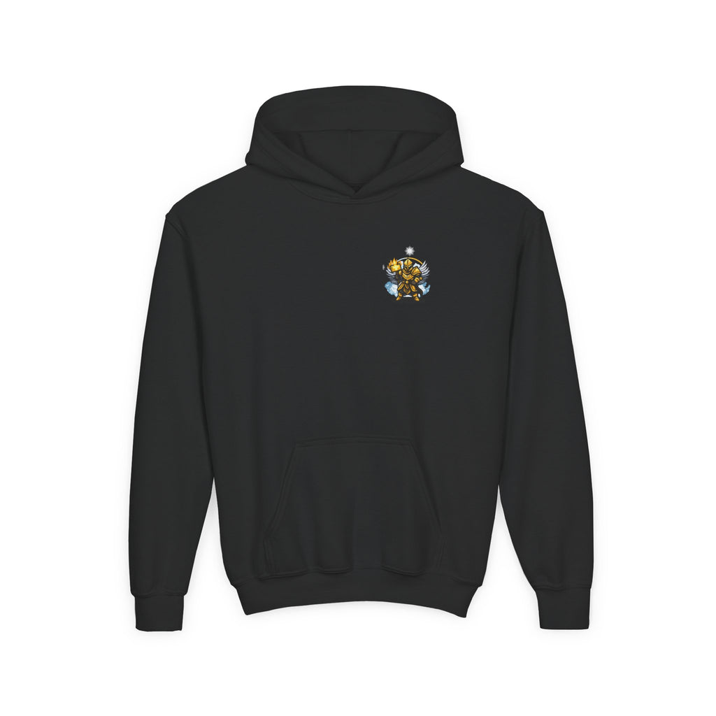 Youth Hoodie — "Love God, Love People" Christian Sweatshirt (Matthew 22:36-40)