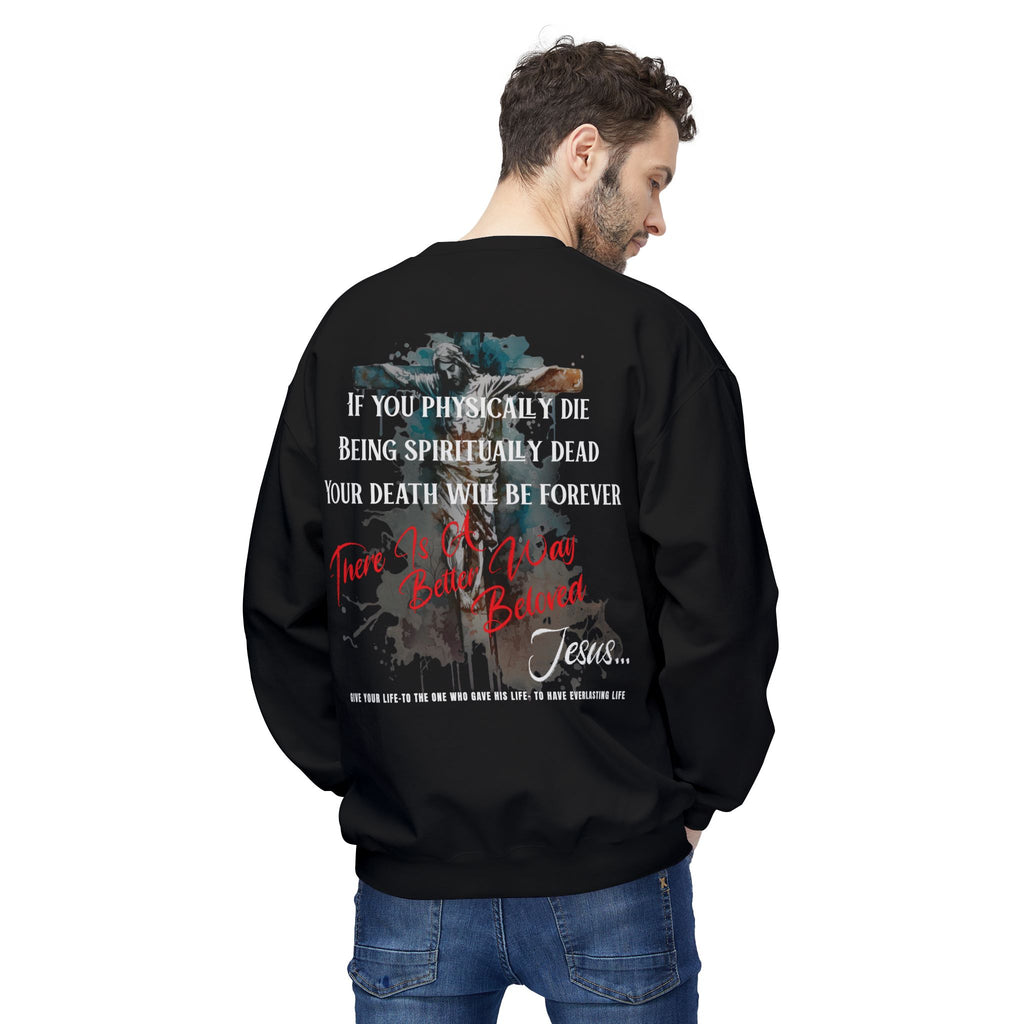 Don't Get Caught Dead Crewneck—WoW Words of Wisdom