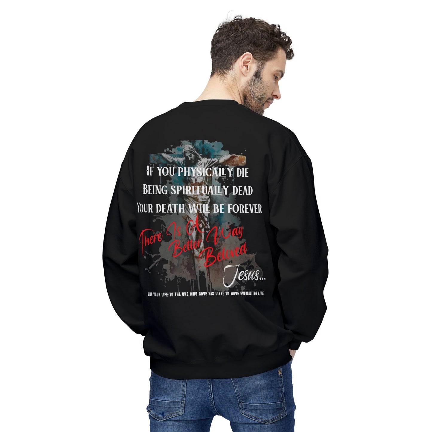 Don't Get Caught Dead Crewneck—WoW Words of Wisdom
