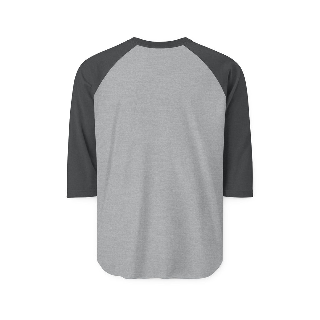 Raglan Shirt - 'We Live By Faith' Skull Graphic Baseball Tee