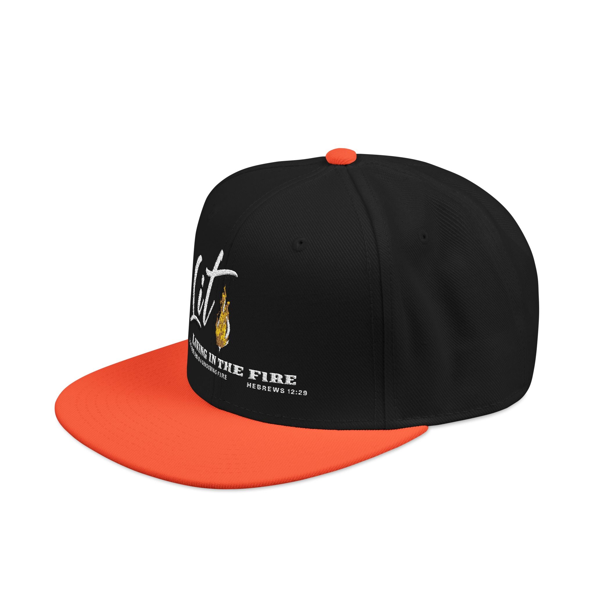 Dark LIT🔥 — Living In The Fire - Flame Snapback Hat