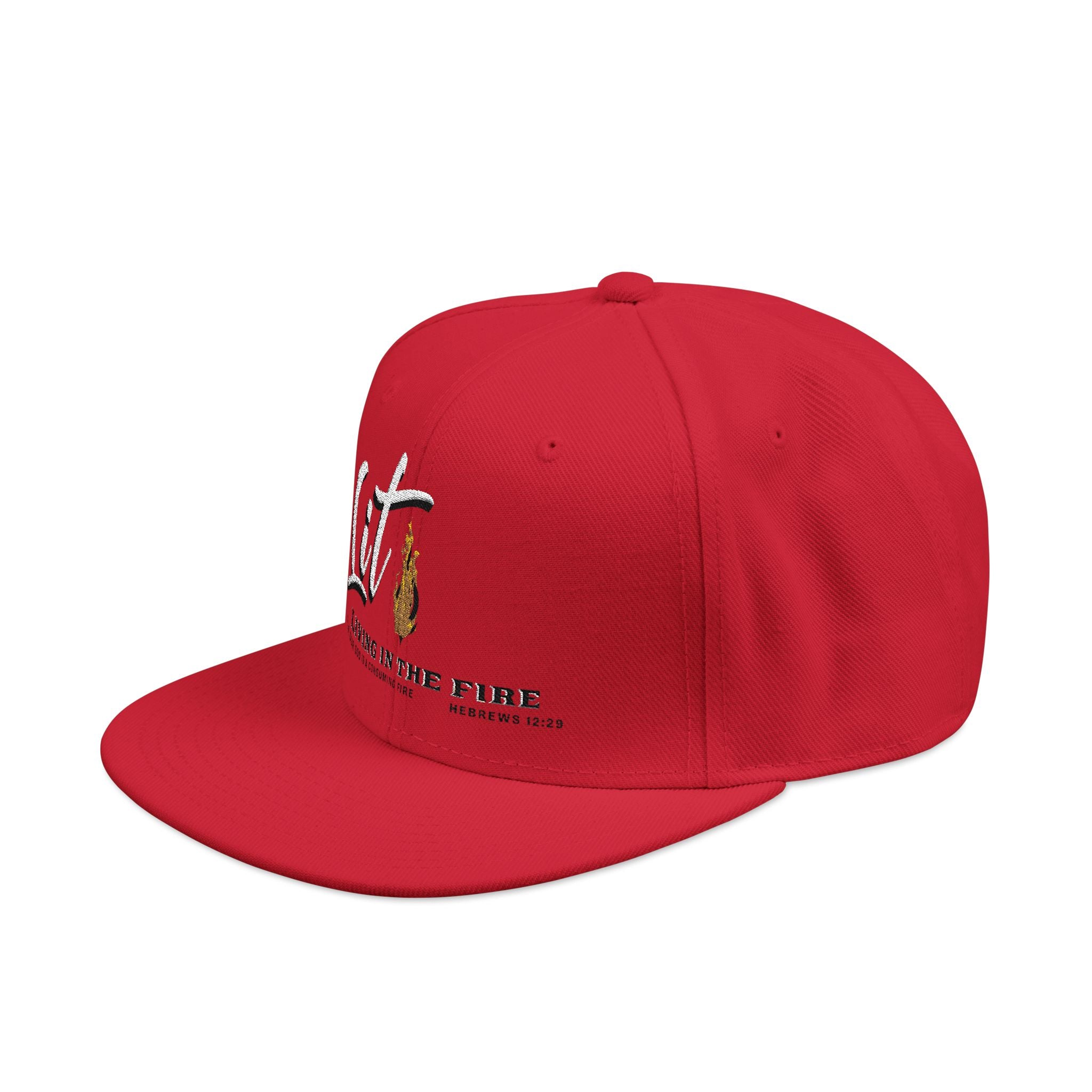 LIT🔥 — Living In The Fire - Flame Snapback Hat