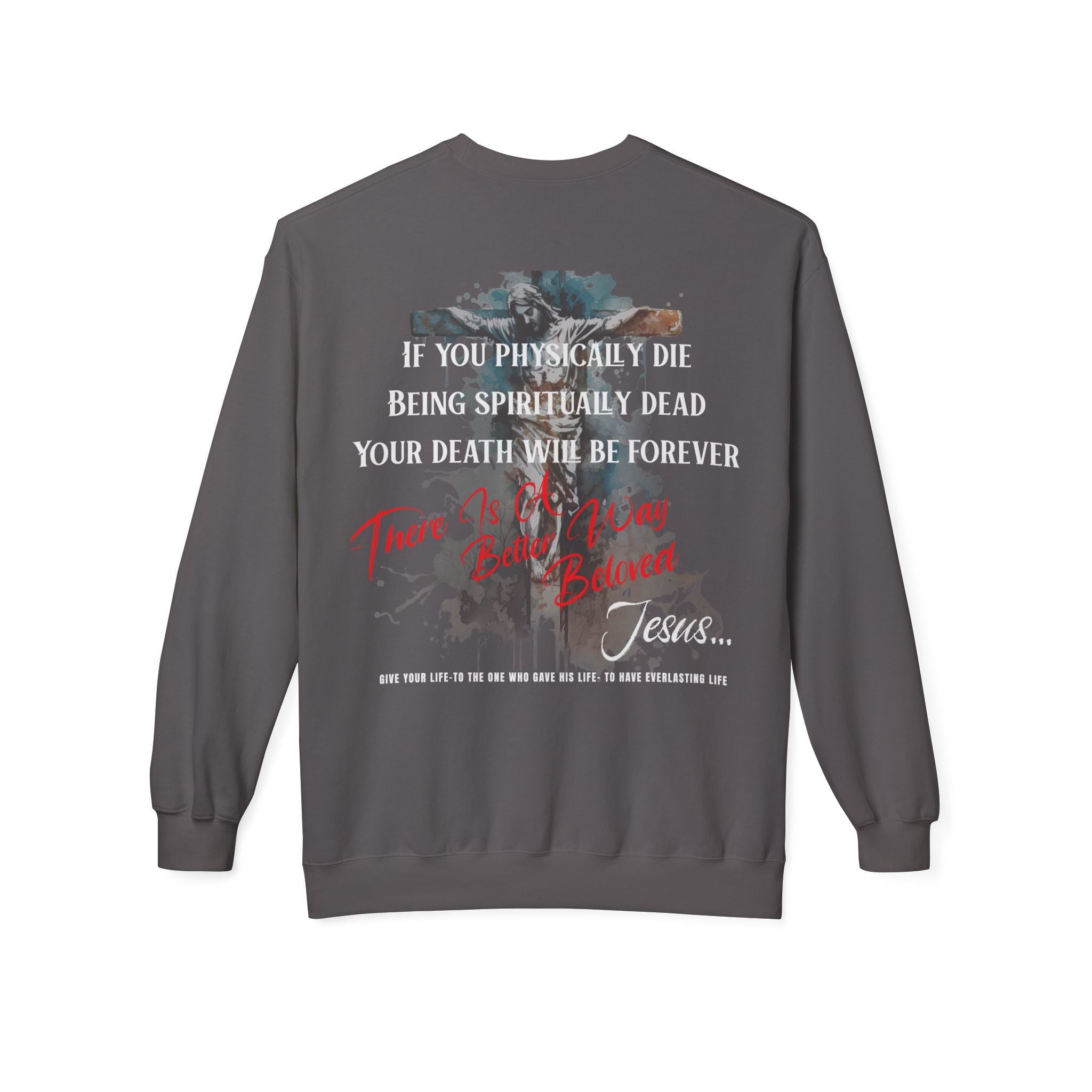 Don't Get Caught Dead Crewneck—WoW Words of Wisdom