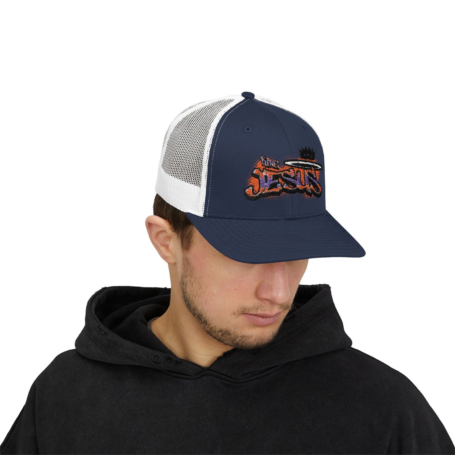 Jesus is King Snapback Trucker Cap