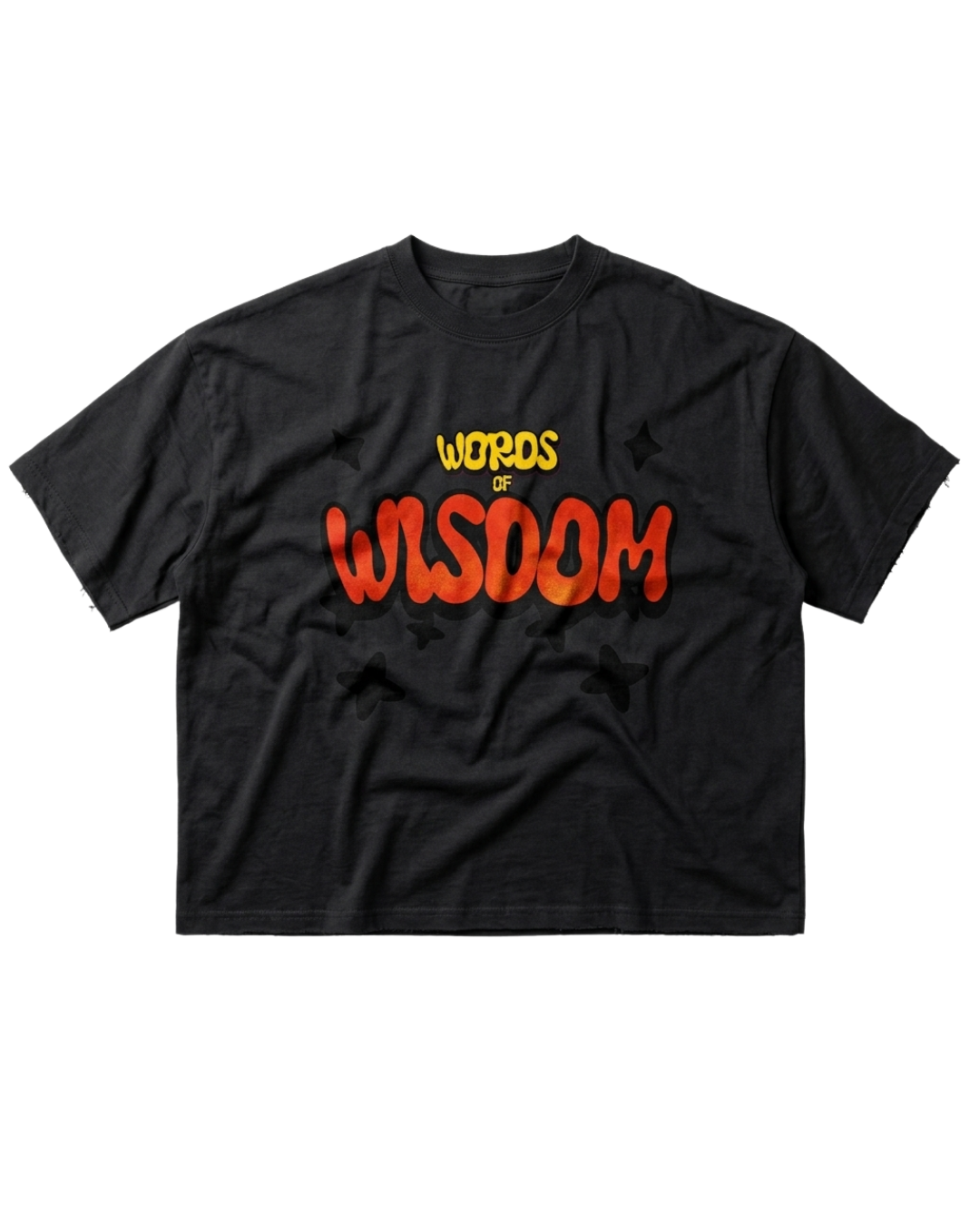 Get Wisdom Raw-Edge T-Shirt