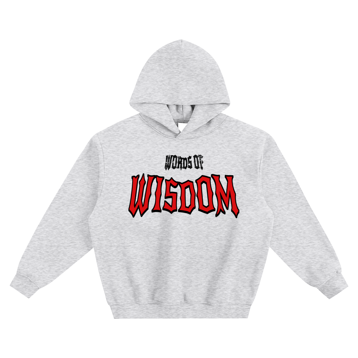 (The Fear of The Lord) Words of Wisdom Boxy Hoodie