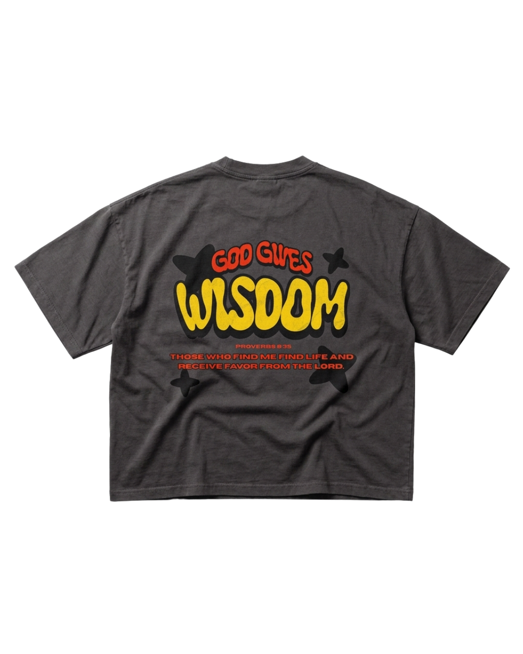 God Gives Wisdom Vintage Washed Boxy T-Shirt
