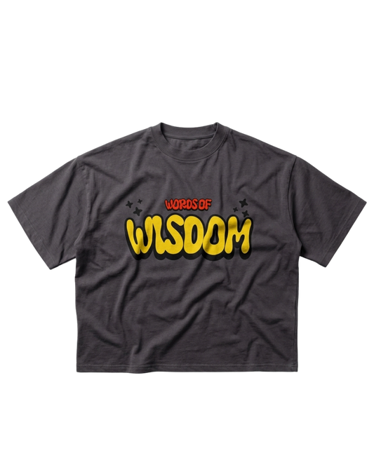 God Gives Wisdom Vintage Washed Boxy T-Shirt