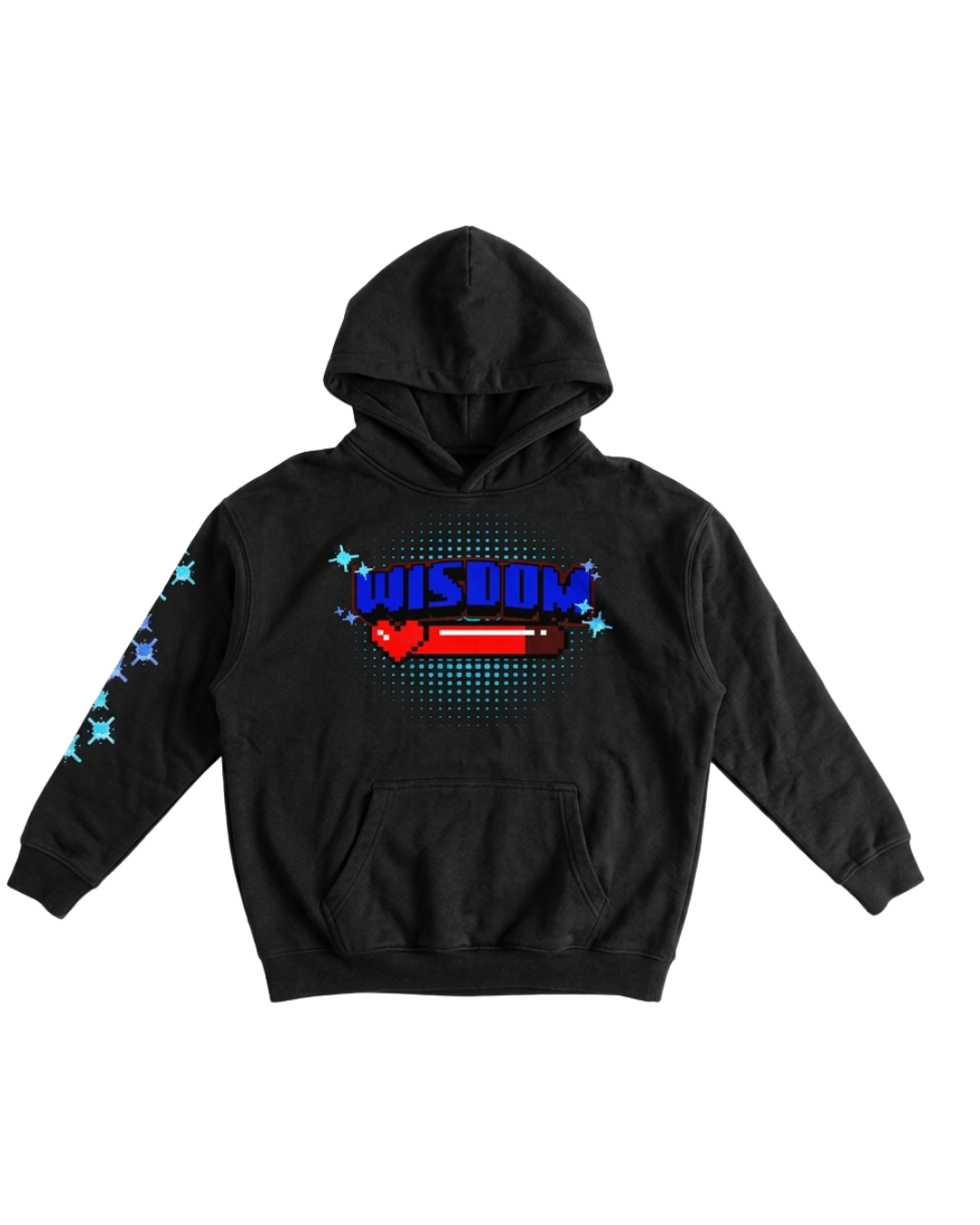 Retro Wisdom Fleeced Hoodie