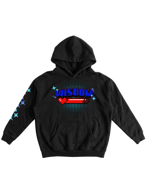 Retro Wisdom Fleeced Hoodie