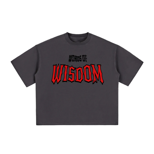 Words of Wisdom Boxy Fit Shirt