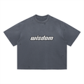 James 1:5 Vintage Washed Distressed  Oversized T-Shirt