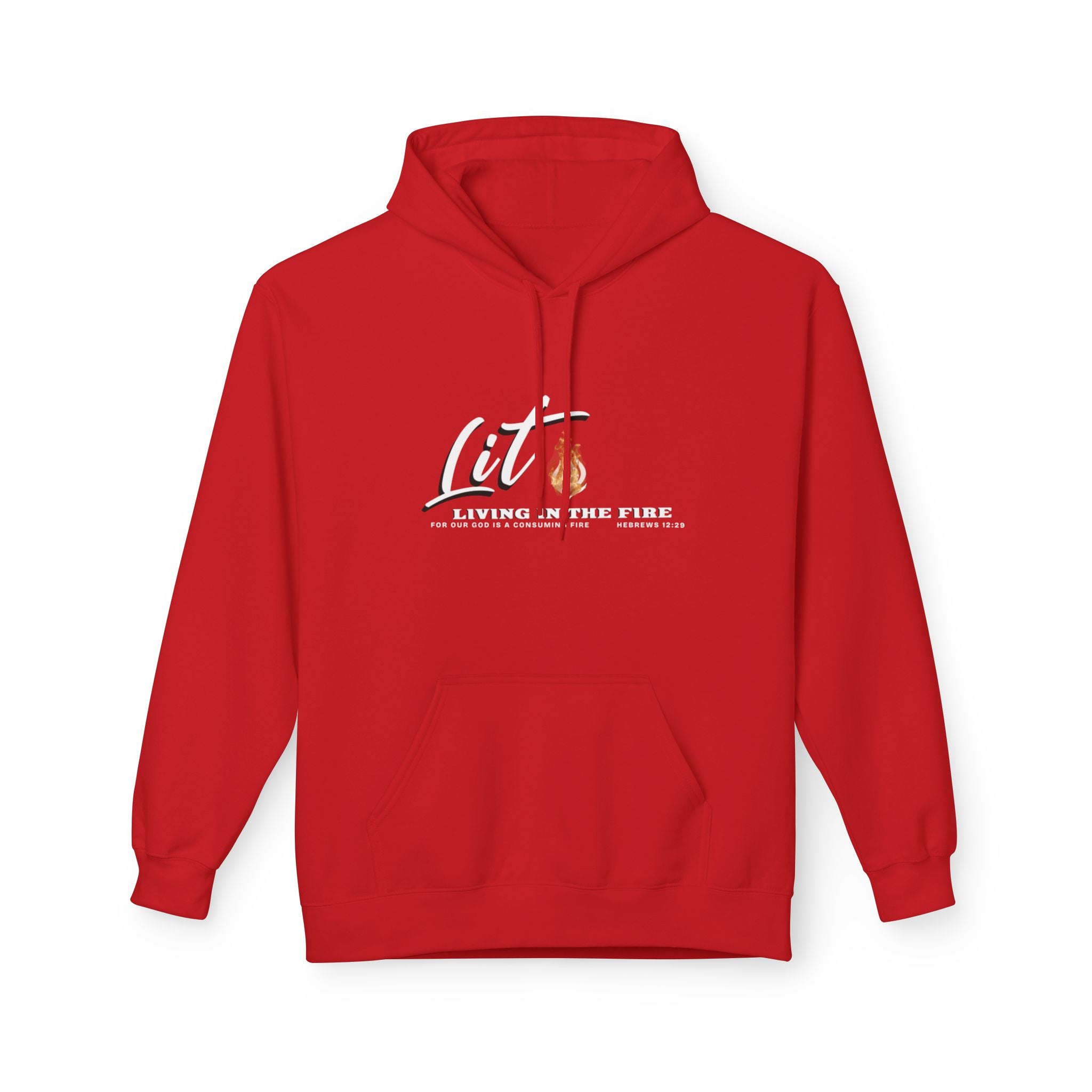 LIT🔥Hoodie – "Living in the Fire -Dark Colors