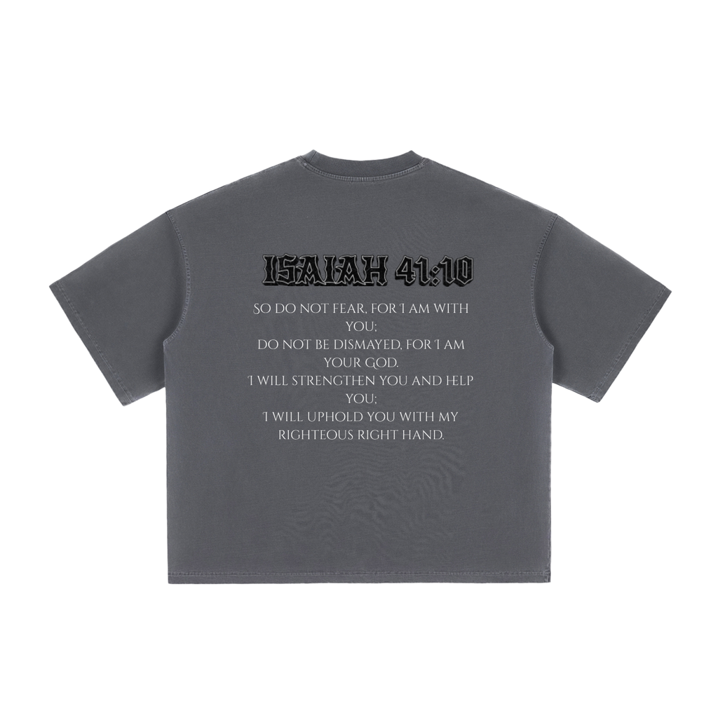 Isaiah 41:10 Vintage Washed Boxy T-Shirt