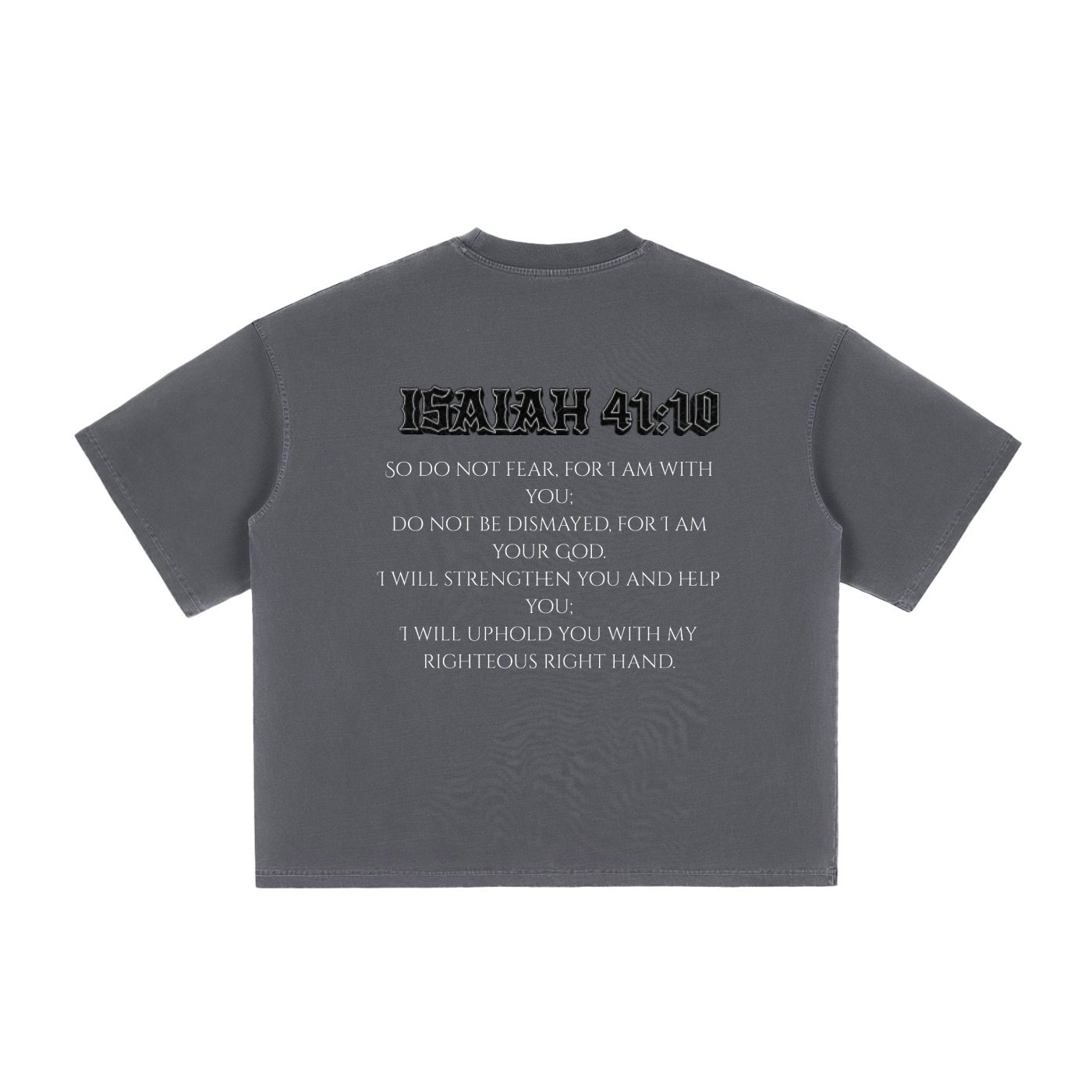 Isaiah 41:10 Vintage Washed Boxy T-Shirt