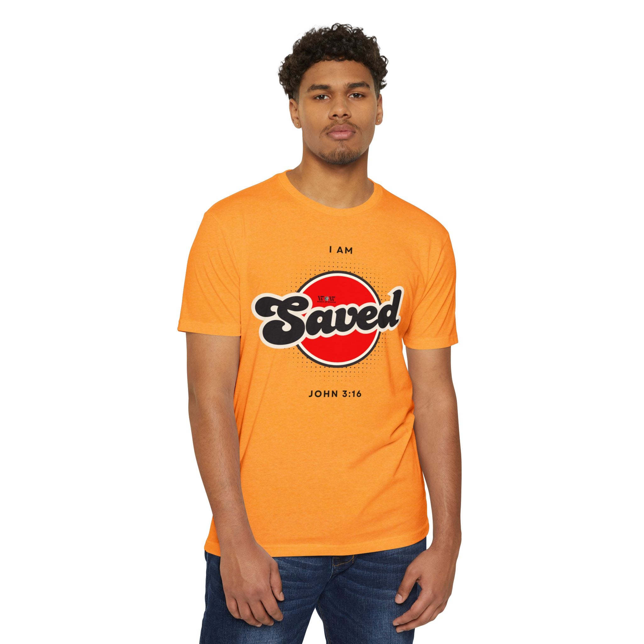 Saved John 3:16 Christian T-Shirt — I Am Collection — Wear the Identity Heaven Spoke Over You