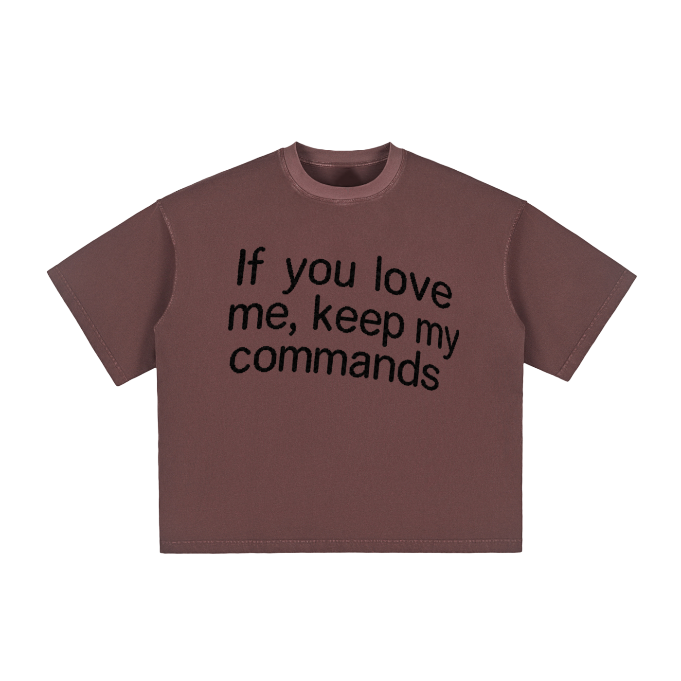 If you love me keep my commands (John 14:15) Boxy T-Shirt