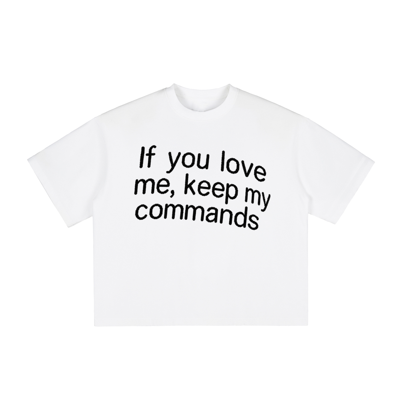If you love me keep my commands (John 14:15) Boxy T-Shirt